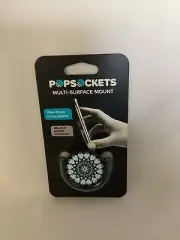 PopSockets Multi Surface Mount Grip - Black - 201000 - W/ PopSocket NEW