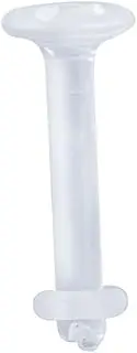 [BodyJewelryOnline] 8Ga Or 10Ga Clear Acrylic Tongue Ring Retainer with O-Ring Perfect for Any Body Part - Tgc10 (10 Gauge)