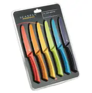 Scanpan Soft Touch Spectrum 6 Piece Steak Knives - Coloured