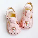 【SWAN天鵝童鞋】午後時光花朵雕花 寶寶 學步 涼鞋 粉(1595)