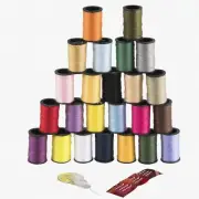 RainbowStitch 24: Vibrant Polyester Thread Collection