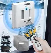 Window Cleaning Robot 3000Pa Remote Control Dual Water Spray Home Window Cleaner