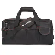 Multi-function Adjustable Tool Bag Shoulder Bag Repair Tools Oxford Waterproof Large Size Metal Frame Port Handbag Organizer