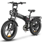 [EU DIRECT] SAMEBIKE RS-A02-IT Electric Bike 48V 17AH 750W (Peak 1200W) Electric Bike 20*4.0 Inch 90-120KM Mileage Range