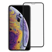 2 Pcs 9H 2.5D Full Glue Silk Print Full Screen Tempered Glass Film For Iphone X / Xs