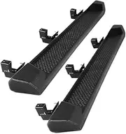 ADCCH Perfit Liner Running Boards and Side Steps Compatible for Jeep Wrangler 2018 2019 2020 2021 2022 2023 2024 2025 JL 4-Doors Nerf Bars Black