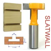 1 pc 1/2" Shank T-Slot & T-Track Slotting and Slatwall Cutter Router Bit S