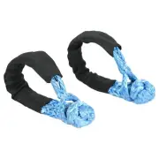 2PCS 1/2Inch X 22Inch Recovery Strap 43000LBS Breaking E4T17384