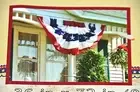 36"x72" Porch American Flag Bunting Stars Stripes with Brass Grommets