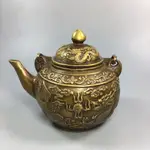 純銅白銅精品銅器 銅壺水壺茶壺 龍鳳小壺酒壺裝飾禮品古玩收藏