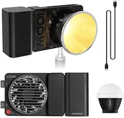 ZHIYUN CINEPEER CX100 COB LED Video Light 100W Bi-color 2700K-6500K with Diffusor and Battery CRI96+ TLCI97+