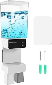 Automatic Mouthwash Dispenser 3 Adjustable Level Wall Mouthwash Dispenser 650ml Mouthwash Machine Dispenser for Bathroom Lavatory and Kitchen Auto Mouth Wash Dispenser