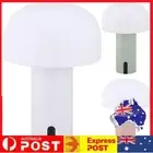 Mushroom Bedside Lamp Rechargeable Desk Lamp Cordless Night Light Touch Control