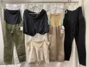 Lot Maternity Pants Shorts Swim Shorts NWT JSimpson Old Navy Sonoma XL XXL 8 18