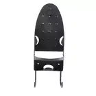 Hanger with Hooks Home Iron Stand Shelf Storage Rack Iron Board Wall Mounted