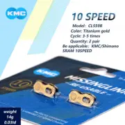 2 Pairs KMC Bicycle Chain Missing Link 10 Speed CL559R Gold