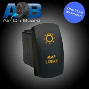 Rocker switch 609O MAP LIGHT amber ON/OFF waterproof SPST marine