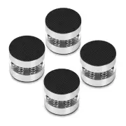 Nobsound 4PCS Silver Aluminum Spring Speakers Spikes Isolation Stand for HiFi...