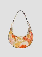 GUESS Women's Floral Fabia Hobo Shoulder Bag