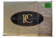 Private Collection Regal Stripe Taupe Luxury Percale QUEEN Bed Sheet Set