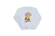 Looney Tunes Girls Tweety Pie Hip Hop Sweatshirt (White) (7-8 Years)