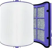 Purifying Tower Fan Glass HEPA Carbon Filter Compatible with Dyson TP06 HP06 PH01 PH02 TP07 TP09 HP07 HP09 970341-01 965432-01
