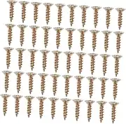 VILLFUL DIY Kit 200pcs Self Tapping Screws 4mm Galvanized Steel for Metal Plastic Drywall Wood
