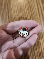 Krampus Pin Badge Enamel Halloween Spooky Creepy Pin Us Seller Christmas