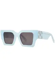 Off-white Catalina Oversized Square-frame Sunglasses - Blue Light ONE SIZE
