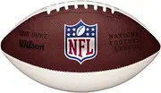 Wilson NFL Mini Autograph Football - Mini, Brown/White