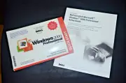 NEW MICROSOFT WINDOWS 2000 PRO W2K SP2 Sealed Dell CD Professional 01F756 w/Book
