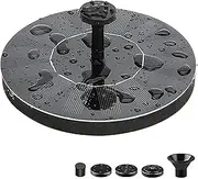Pond Water Features 1w Solar Fountain Pump Garden Bird Bath Solar Water Feature Powered Pump Waterfalls 8 Nozzles Backyard Decor Fountain Supplies(13cm)