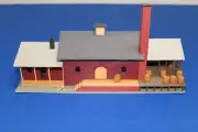 HO Scale Model Railroad Slot Car Scenery Train Wharehouse Built NO Box