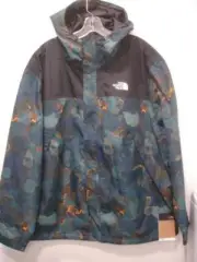 Men's 2XL The North Face Big & Tall Antora Rain Jacket Summit Navy Camo DryVent