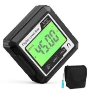 Digital Angle Finder Magnetic Angle Gauge LCD Digital Level tool black+white