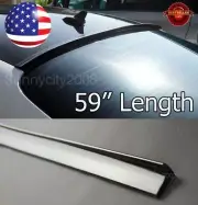 59" Semi Gloss Black Rear Diffuser Window Roof Trunk Spoiler Lip For Mitsubishi (for: Mitsubishi)