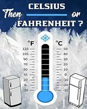 Then Celsius or Fahrenheit ?: At home or for all catering professionals | Refrigerated temperature logbook | 120 pages | 8 x 10 inches
