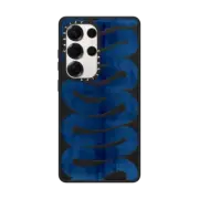 Galaxy S25 Ultra Impact Magnetic Case WAVES IN BLUE