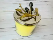 Michael Aram Olive Branch Candle
