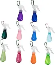 NUSITOU 10pcs Perfume Spray Empty Bottles Multi-purpose Bottles with Keychains