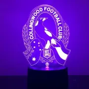 LED Lamp Collingwood Macpies 3D Acrylic AFL Footy Sport illusion USB Table Light