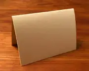 40 STARDREAM QUARTZ Metallic Pearlescent Tented Escort Folded Table Place Cards