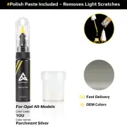 Touch Up Paint For Opel All Models 1OU Parchment Silver With Polish Paste