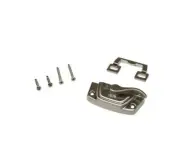 PELLA Lock , Strike Keeper & Screws for Fiberglass Sliding Window - Satin Nickel