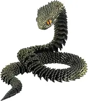 Articulated Animals | Flexible Movement Articulated Toy,2.5 Ft Realistic Collectible 3D Printed Snake for Desk Home Decoration Party Birthday
