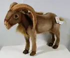 HANSA Brown Mountain Goat Plush Toy NWT