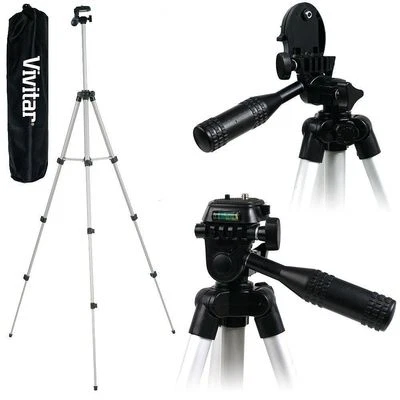 Vivitar 50" Lightweight Pro Tripod With Case For Panasonic Lumix DMC-FZ2500