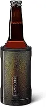BrüMate Hopsulator Bott'L Double-Walled Stainless Steel Insulated Bottle Cooler for 12 Oz Bottles (Glitter Charcoal)