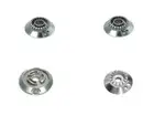 GENUINE SMEG OVEN COOKTOP COMPLETE BURNER SET TO SUIT SAR64EB1