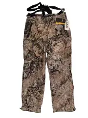 NEW NWT CABELA’S ZONZ WESTERN ALASKAN GUIDE MENS 34 R SUSPENDER PANTS WATERPROOF